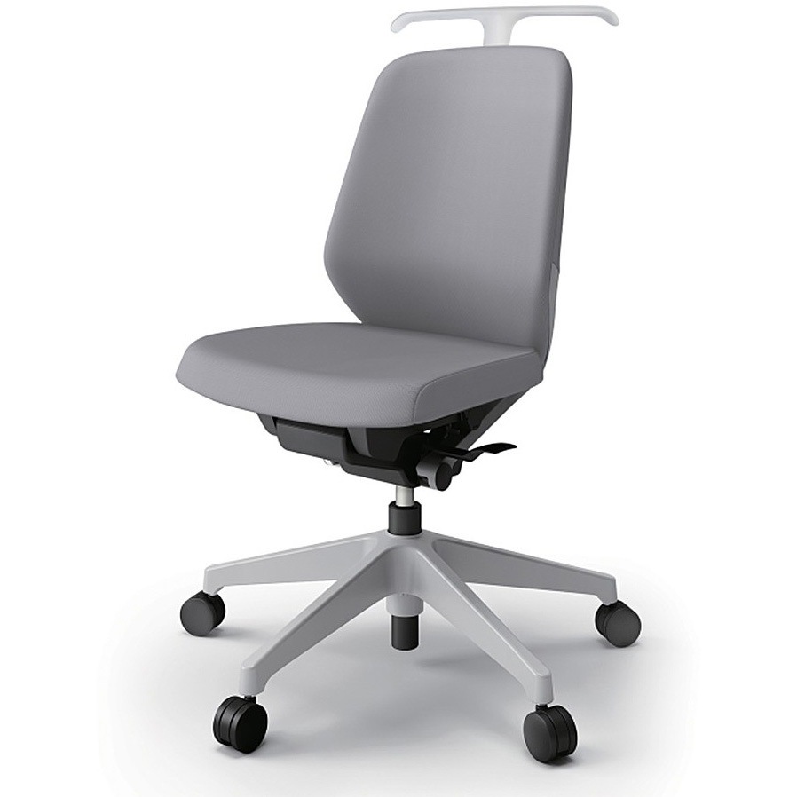 KJ-140PVH-GNW6 ノートチェア ローバック 肘なし ハンガー ランバーサポートなし クロスPV ナイロンキャスター<配送時組立サービス付> 1台 イトーキ 【通販モノタロウ】