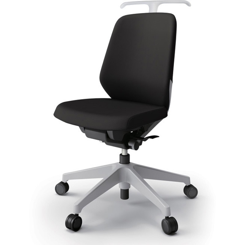 KJ-140PVHM-GNT1 ノートチェア ローバック 肘なし ハンガー ランバーサポートなし クロスPV ウレタンキャスター<配送時組立サービス付> 1台 イトーキ 【通販モノタロウ】