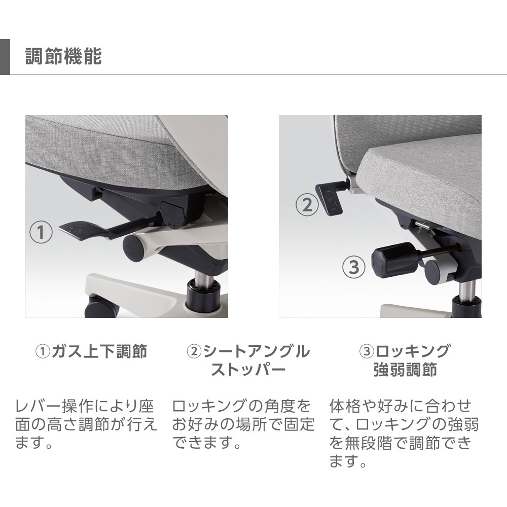 KJ-116PVH-GNT1 ノートチェア ハイバック 固定肘 ハンガー ランバーサポート付 クロスPV ナイロンキャスター<配送時組立サービス付> 1台 イトーキ 【通販モノタロウ】