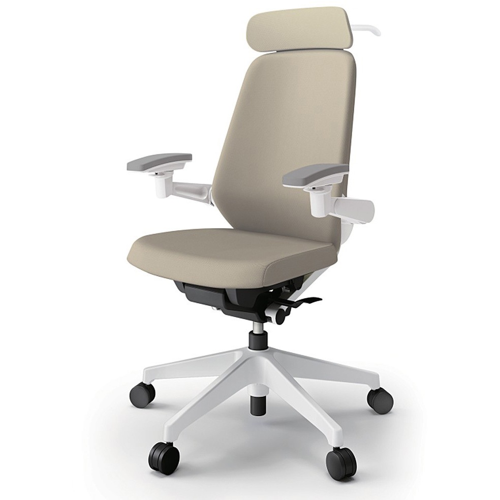 KJ-117PVX1W9Y3 ノートチェア エクストラハイバック 可動肘 ハンガー ランバーサポート付 クロスPV ナイロンキャスター<配送時組立サービス付> 1台 イトーキ 【通販モノタロウ】