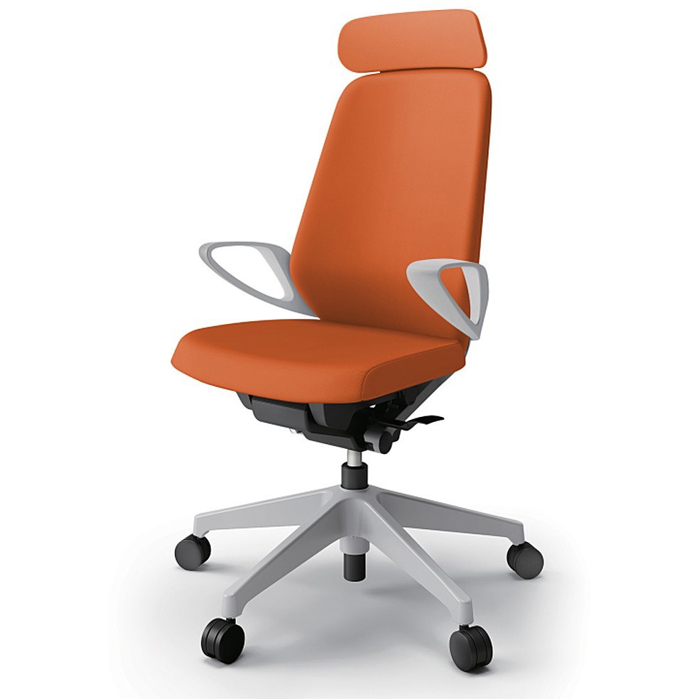 KJ-116PVE-GND3 ノートチェア エクストラハイバック 固定肘 ランバーサポート付 クロスPV ナイロンキャスター<配送時組立サービス付> 1台 イトーキ 【通販モノタロウ】