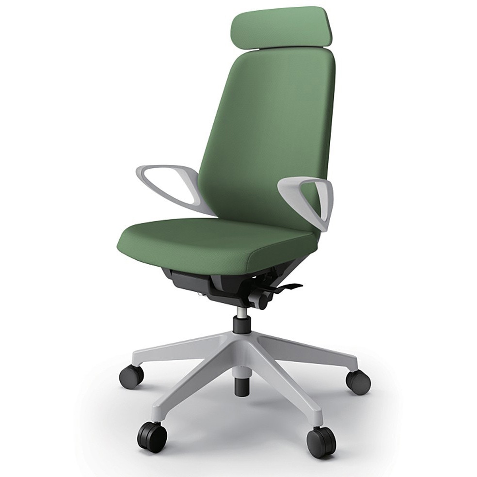 KJ-116PVE-GNQ2 ノートチェア エクストラハイバック 固定肘 ランバーサポート付 クロスPV ナイロンキャスター<配送時組立サービス付> 1台 イトーキ 【通販モノタロウ】