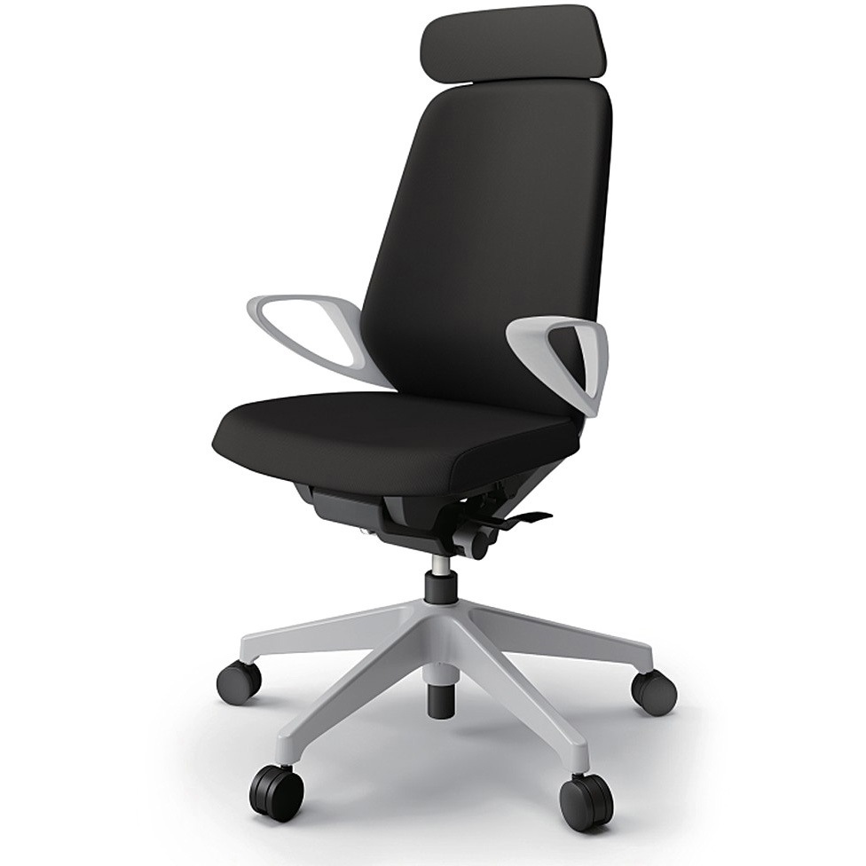 KJ-136PVE-GNT1 ノートチェア エクストラハイバック 固定肘 ランバーサポートなし クロスPV ナイロンキャスター<配送時組立サービス付> 1台 イトーキ 【通販モノタロウ】