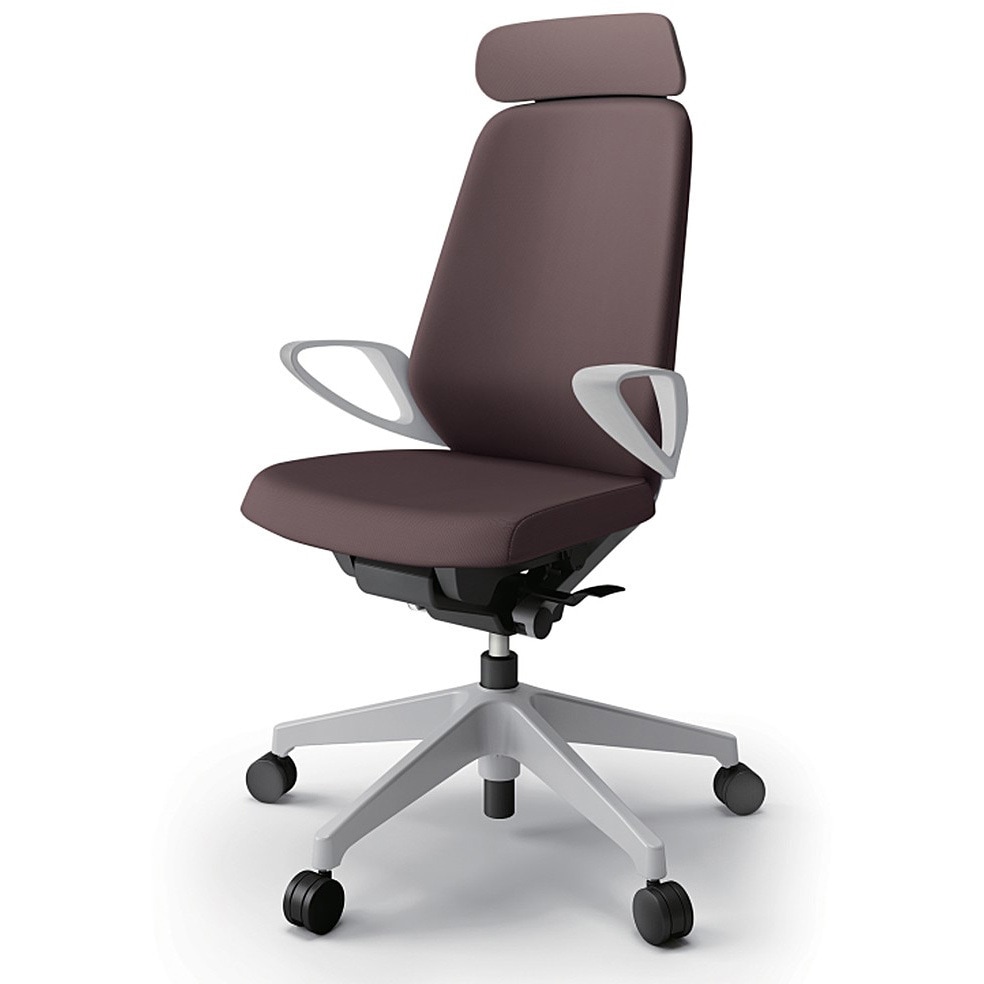 KJ-116PVEM-GNH2 ノートチェア エクストラハイバック 固定肘 ランバーサポート付 クロスPV ウレタンキャスター<配送時組立サービス付> 1台 イトーキ 【通販モノタロウ】