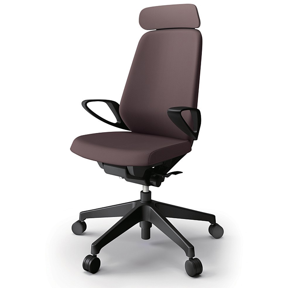 KJ-116PVEM-T1H2 ノートチェア エクストラハイバック 固定肘 ランバーサポート付 クロスPV ウレタンキャスター<配送時組立サービス付> 1台 イトーキ 【通販モノタロウ】