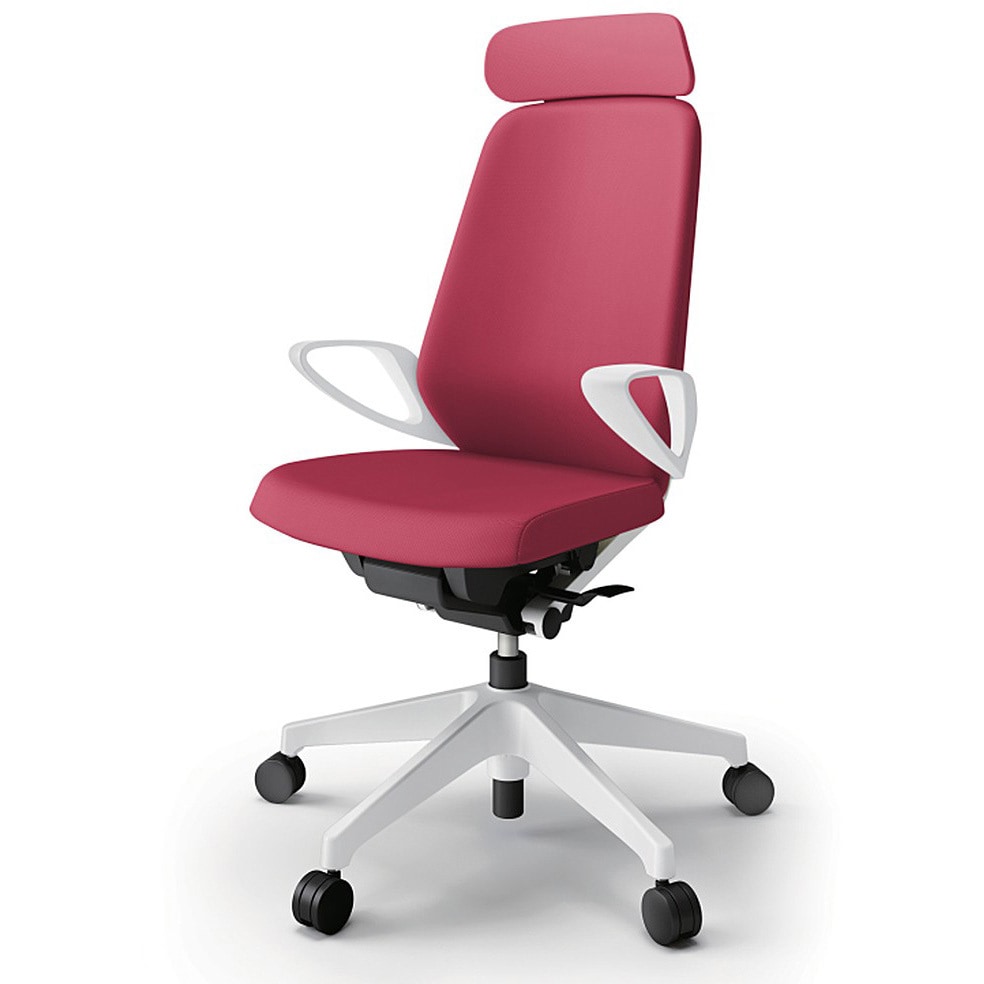 KJ-116PVEM-W9M4 ノートチェア エクストラハイバック 固定肘 ランバーサポート付 クロスPV ウレタンキャスター<配送時組立サービス付> 1台 イトーキ 【通販モノタロウ】