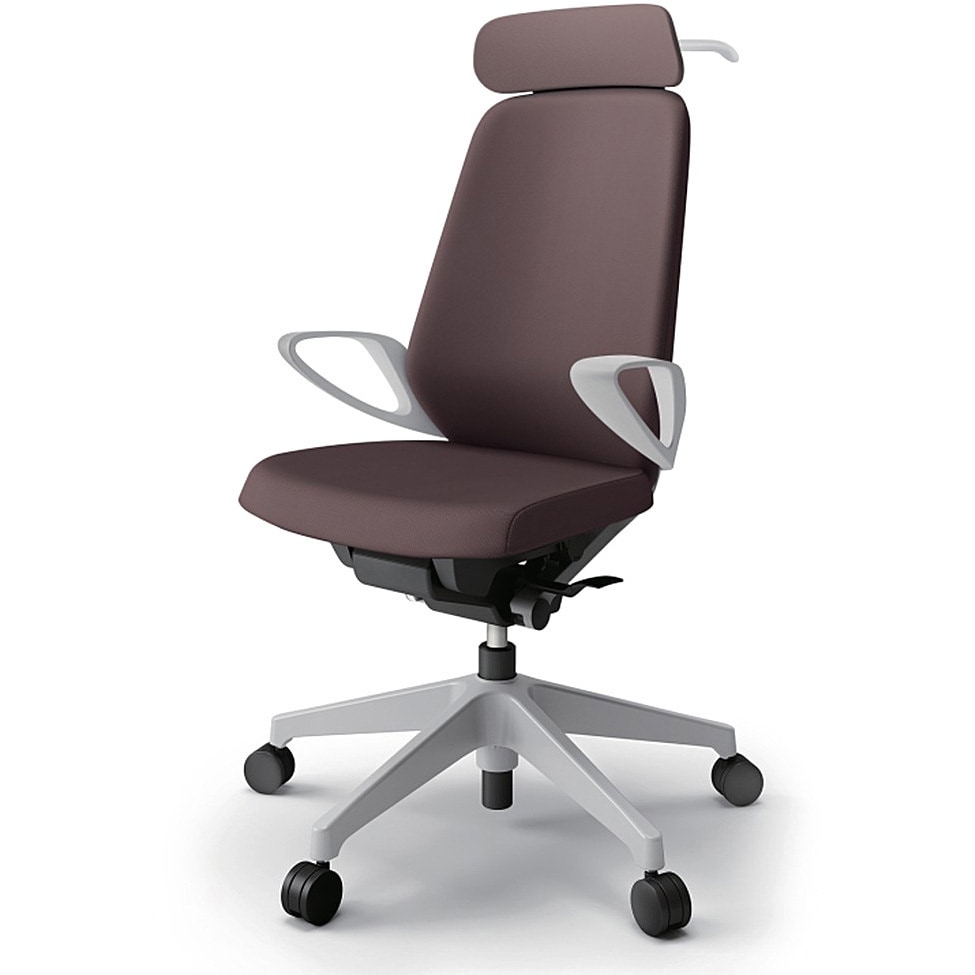 KJ-136PVXM-GNH2 ノートチェア エクストラハイバック 固定肘 ハンガー ランバーサポートなし クロスPV ウレタンキャスター<配送時組立サービス付> 1台 イトーキ 【通販モノタロウ】