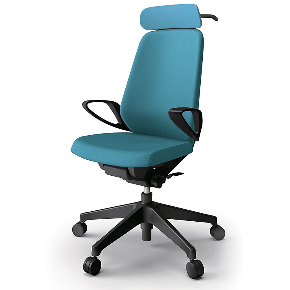 KJ-116PVX-T1A3 ノートチェア エクストラハイバック 固定肘 ハンガー ランバーサポート付 クロスPV ナイロンキャスター<配送時組立サービス付> 1台 イトーキ 【通販モノタロウ】