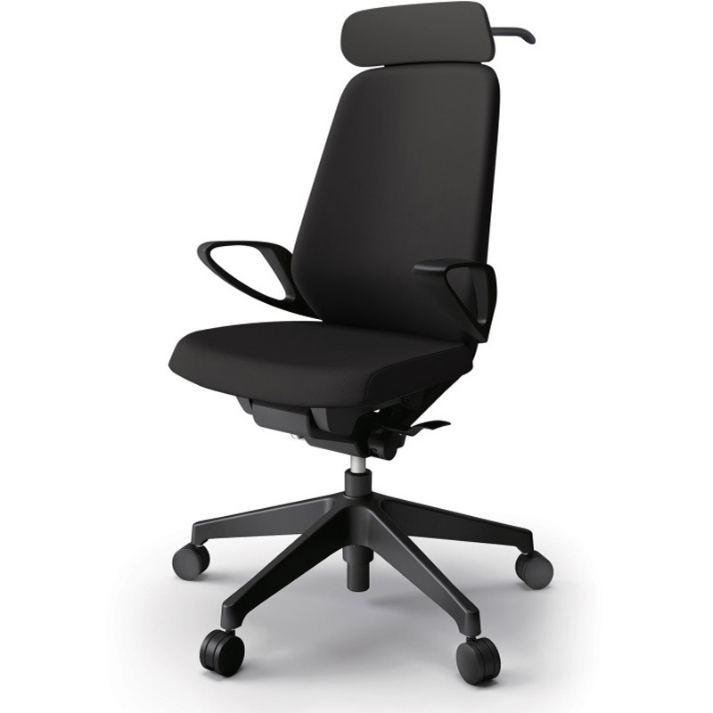 KJ-116PVX-T1T1 ノートチェア エクストラハイバック 固定肘 ハンガー ランバーサポート付 クロスPV ナイロンキャスター<配送時組立サービス付> 1台 イトーキ 【通販モノタロウ】