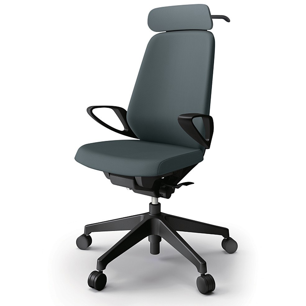 KJ-116PVX-T1W2 ノートチェア エクストラハイバック 固定肘 ハンガー ランバーサポート付 クロスPV ナイロンキャスター<配送時組立サービス付> 1台 イトーキ 【通販モノタロウ】 65,890円