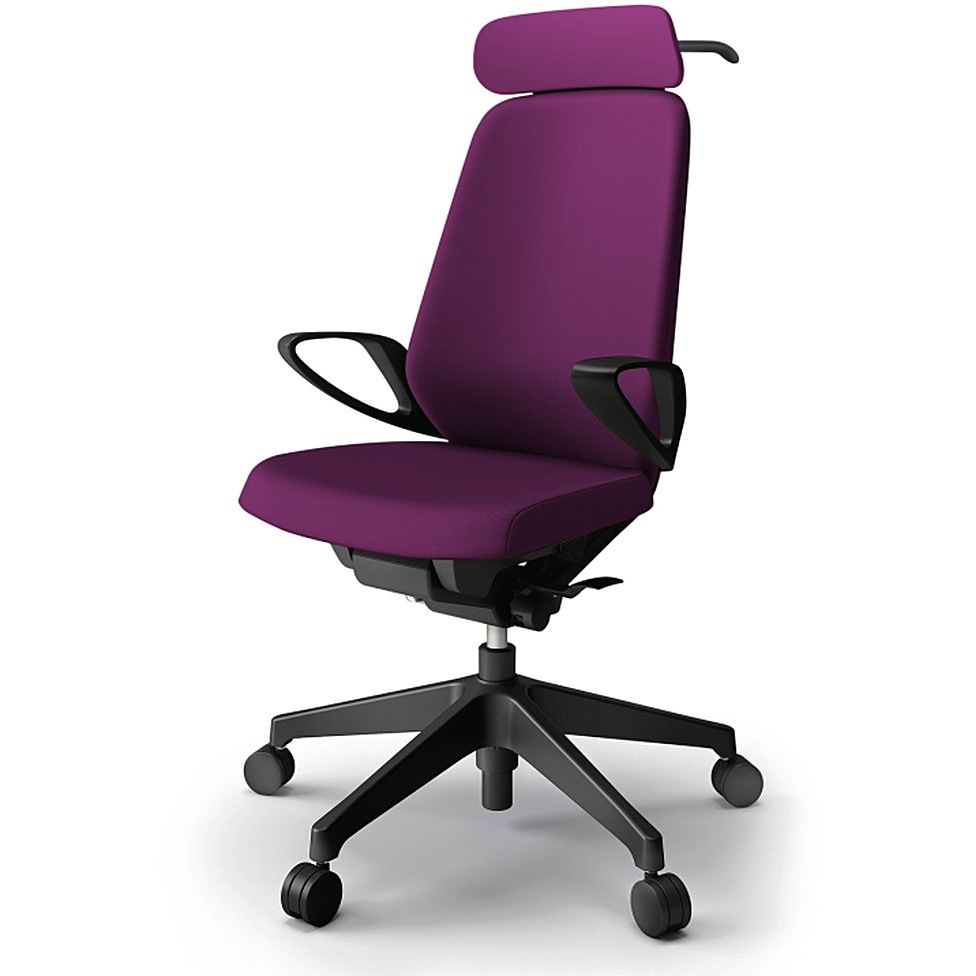 KJ-136PVXM-T1X7 ノートチェア エクストラハイバック 固定肘 ハンガー ランバーサポートなし クロスPV ウレタンキャスター<配送時組立サービス付> 1台 イトーキ 【通販モノタロウ】