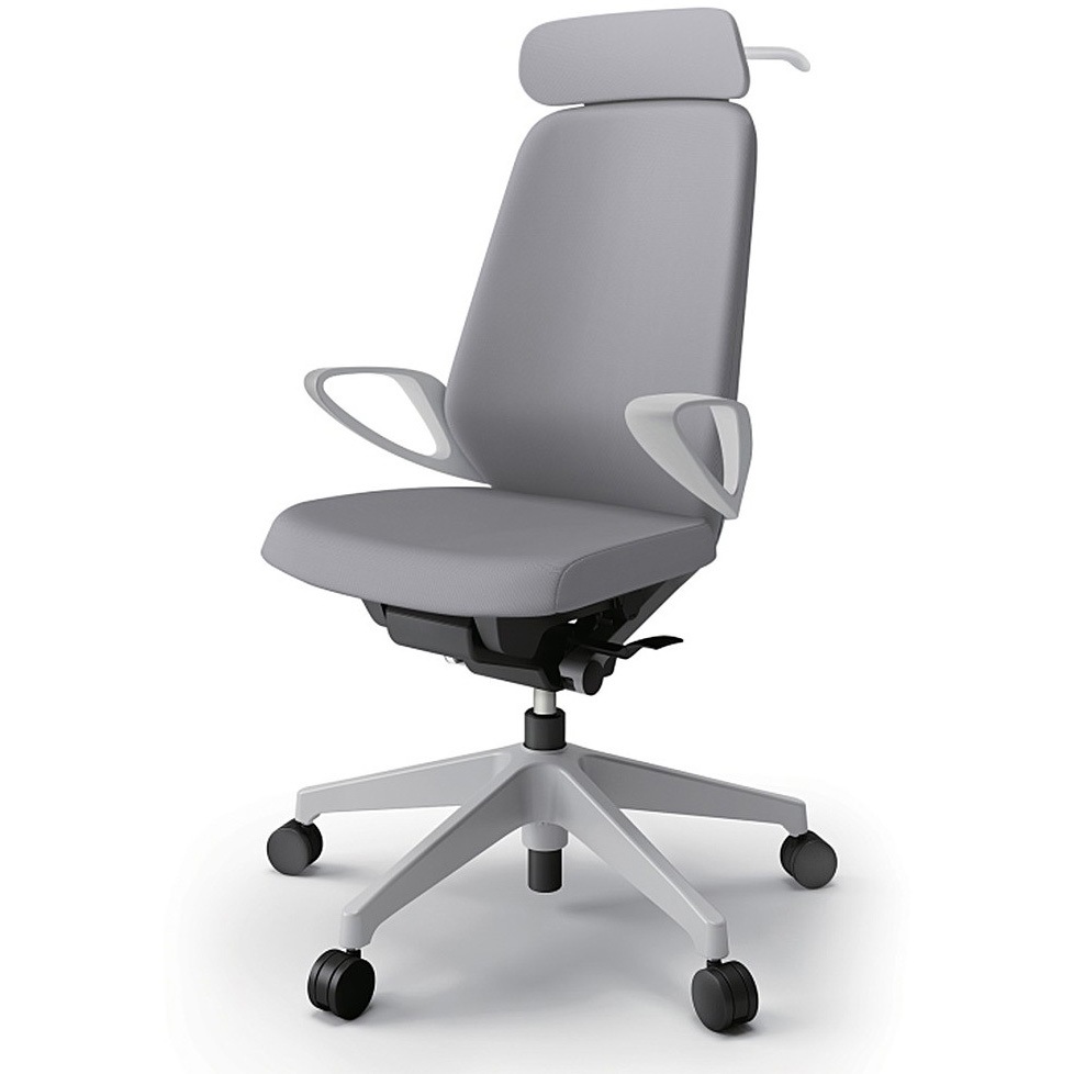 KJ-116PVXM-GNW6 ノートチェア エクストラハイバック 固定肘 ハンガー ランバーサポート付 クロスPV ウレタンキャスター<配送時組立サービス付> 1台 イトーキ 【通販モノタロウ】