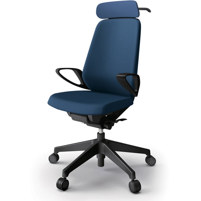 KJ-116PVXM-T1B2 ノートチェア エクストラハイバック 固定肘 ハンガー ランバーサポート付 クロスPV ウレタンキャスター<配送時組立サービス付> 1台 イトーキ 【通販モノタロウ】