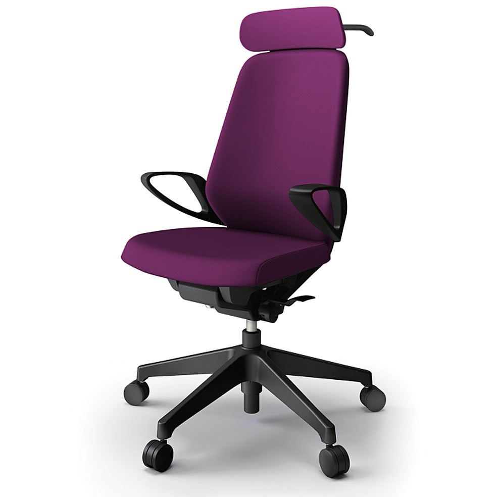 KJ-116PVXM-T1X7 ノートチェア エクストラハイバック 固定肘 ハンガー ランバーサポート付 クロスPV ウレタンキャスター<配送時組立サービス付> 1台 イトーキ 【通販モノタロウ】