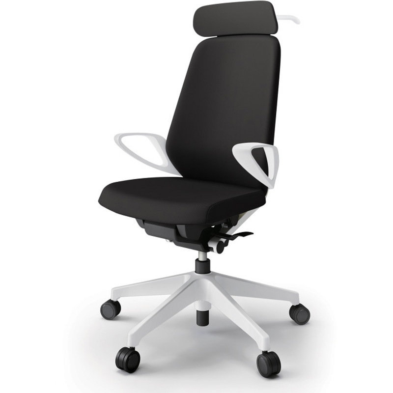 KJ-116PVXM-W9T1 ノートチェア エクストラハイバック 固定肘 ハンガー ランバーサポート付 クロスPV ウレタンキャスター<配送時組立サービス付> 1台 イトーキ 【通販モノタロウ】