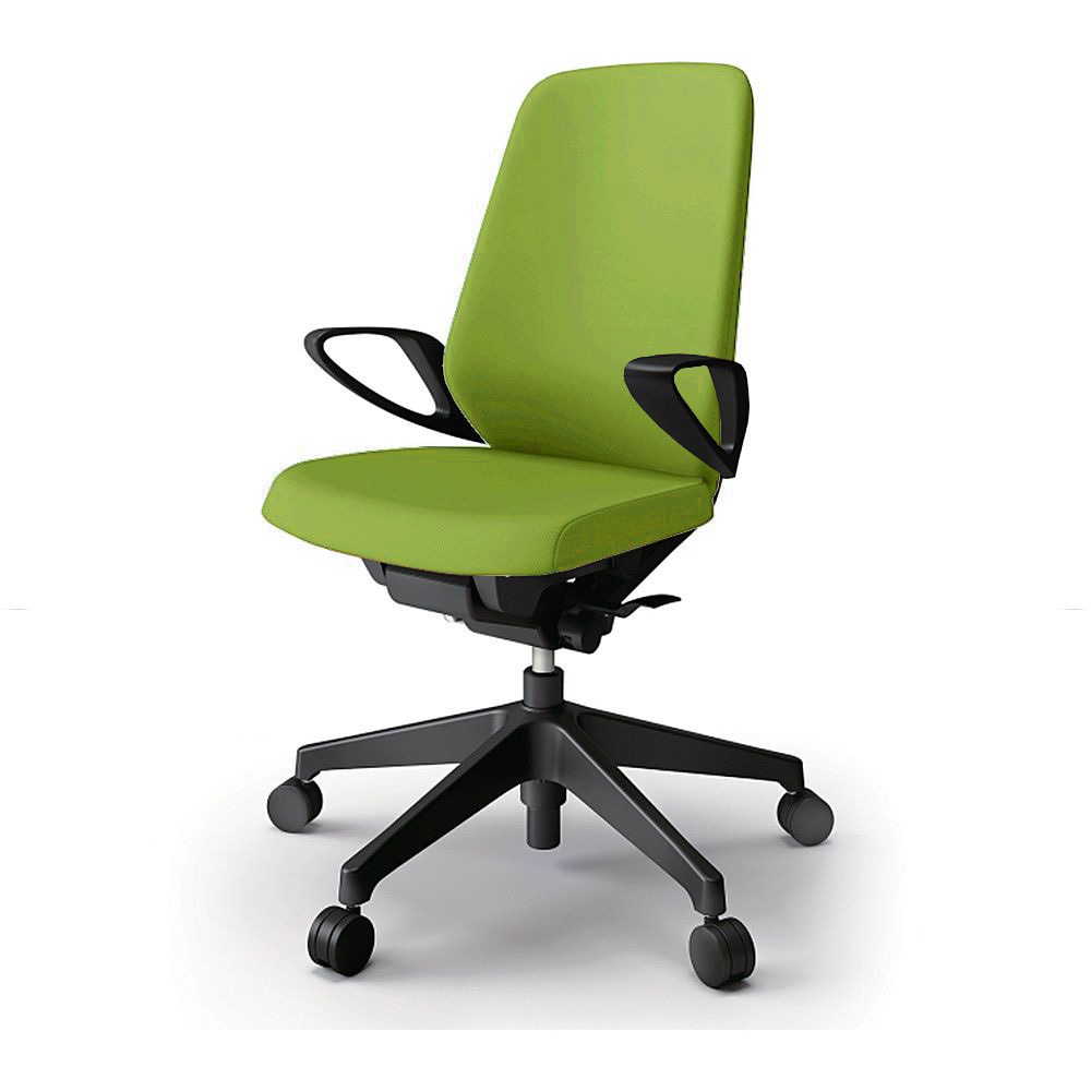 KJ-116PV-T1Q6 ノートチェア ハイバック 固定肘 ランバーサポート付 クロスPV ナイロンキャスター<配送時組立サービス付> 1台 イトーキ 【通販モノタロウ】