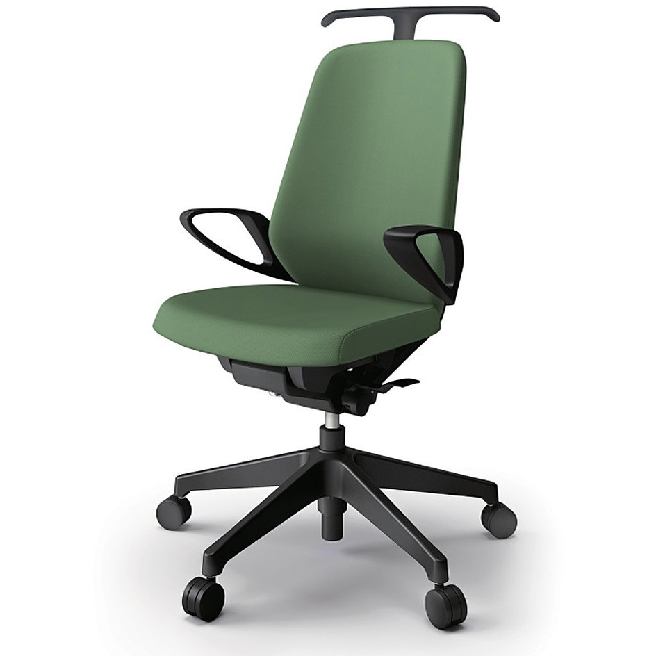 KJ-116PVHM-T1Q2 ノートチェア ハイバック 固定肘 ハンガー ランバーサポート付 クロスPV ウレタンキャスター<配送時組立サービス付> 1台 イトーキ 【通販モノタロウ】 58,188円