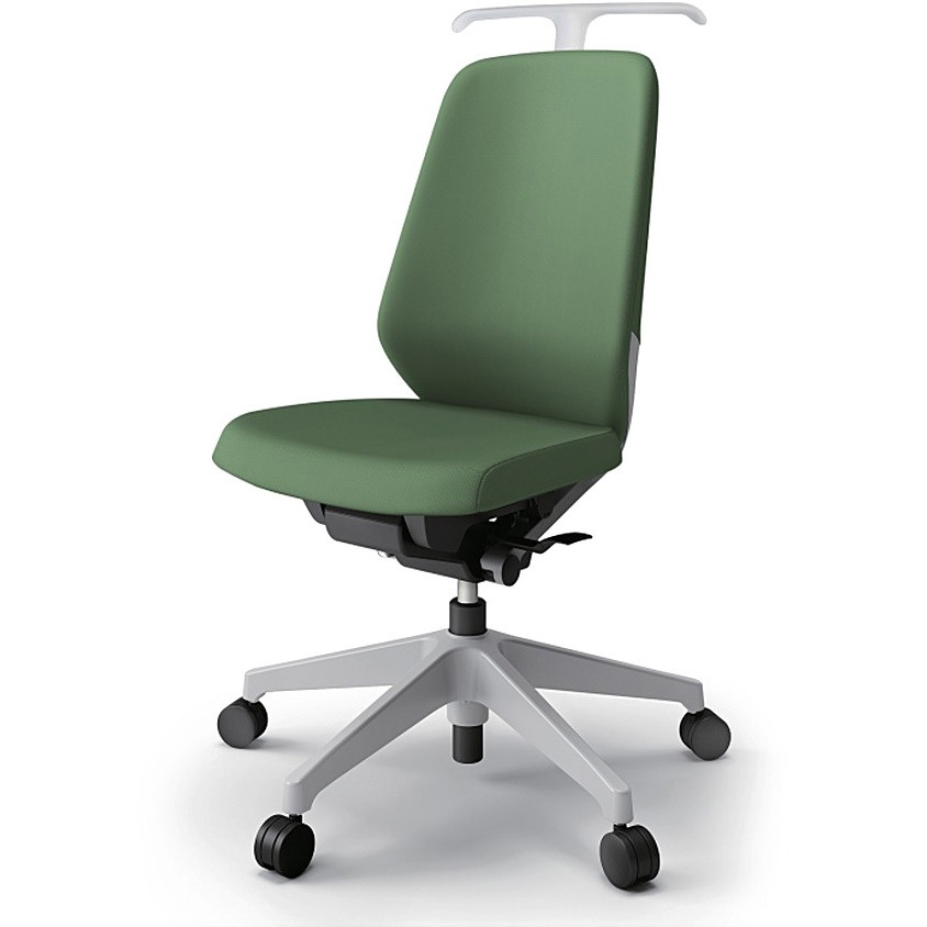 KJ-130PVHM-GNQ2 ノートチェア ハイバック 肘なし ハンガー ランバーサポートなし クロスPV ウレタンキャスター<配送時組立サービス付> 1台 イトーキ 【通販モノタロウ】