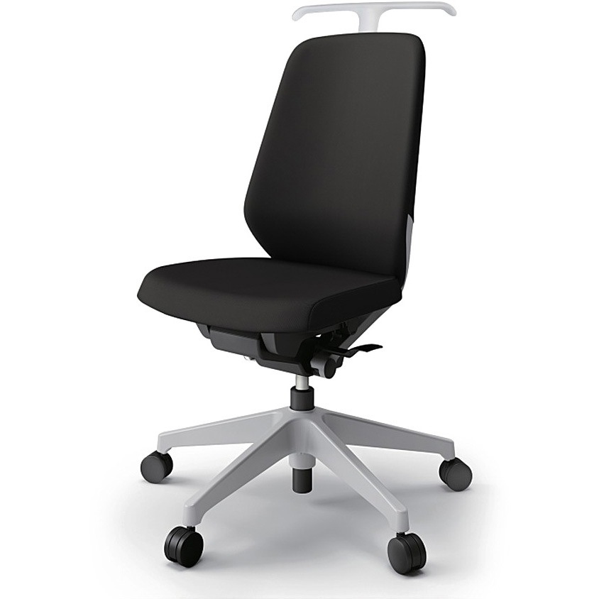 KJ-130PVHM-GNT1 ノートチェア ハイバック 肘なし ハンガー ランバーサポートなし クロスPV ウレタンキャスター<配送時組立サービス付> 1台 イトーキ 【通販モノタロウ】