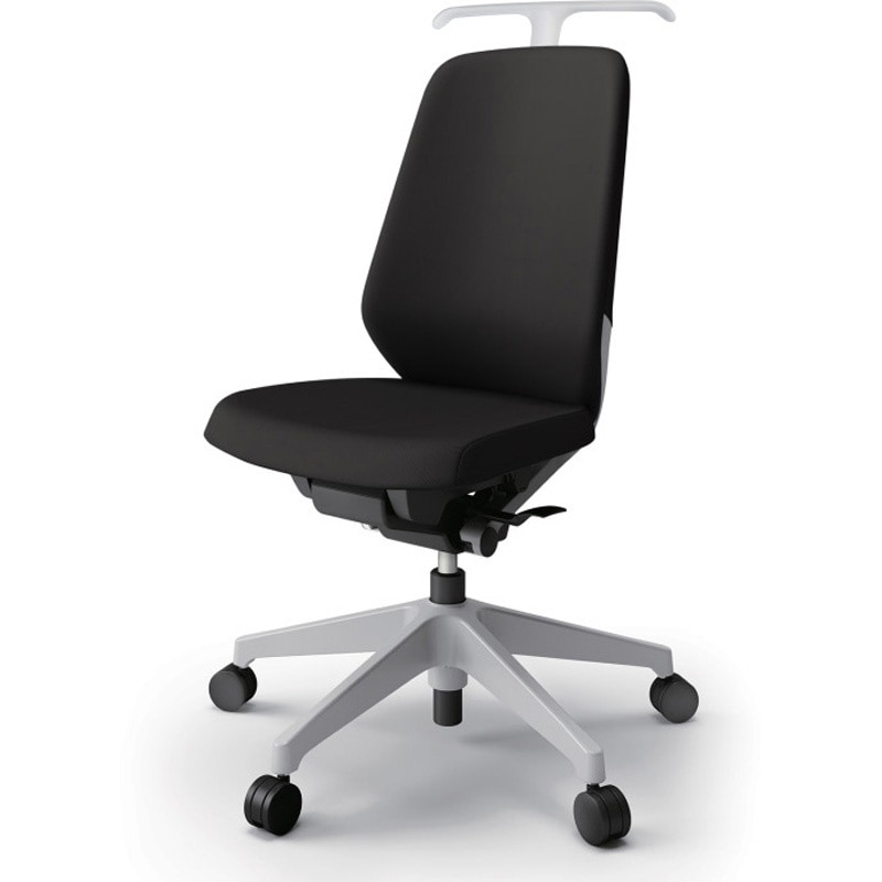 KJ-110PVH-GNT1 ノートチェア ハイバック 肘なし ハンガー ランバーサポート付 クロスPV ナイロンキャスター<配送時組立サービス付> 1台 イトーキ 【通販モノタロウ】