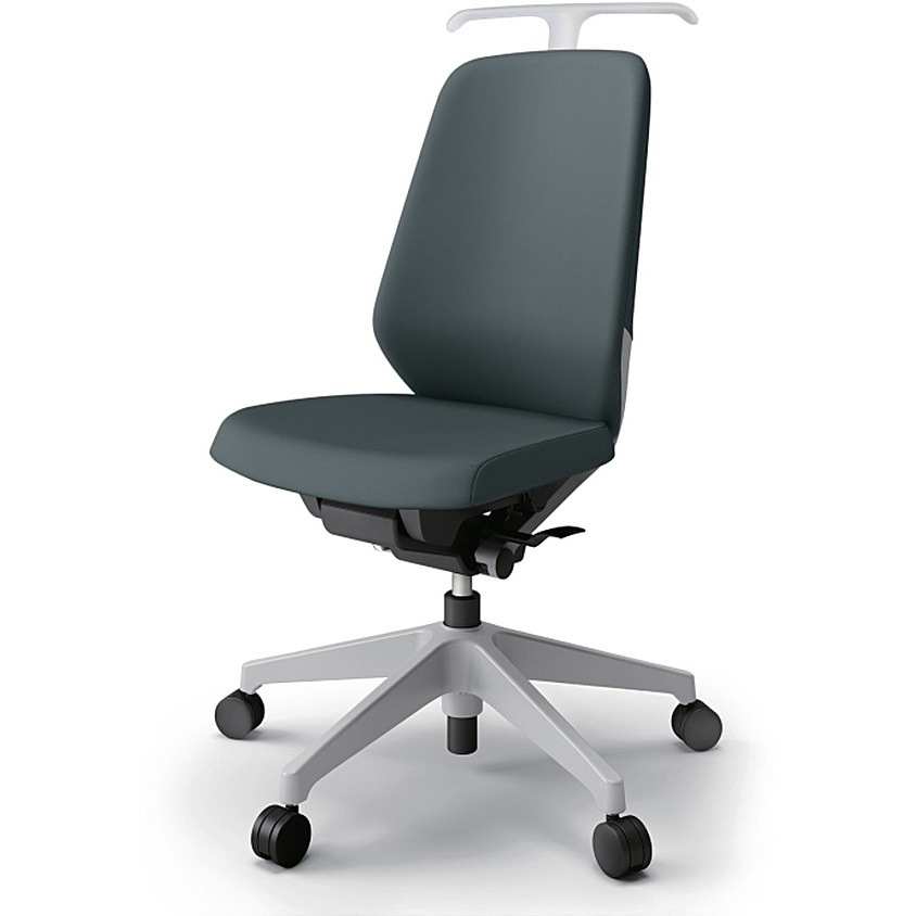 KJ-130PVHM-GNW2 ノートチェア ハイバック 肘なし ハンガー ランバーサポートなし クロスPV ウレタンキャスター<配送時組立サービス付> 1台 イトーキ 【通販モノタロウ】