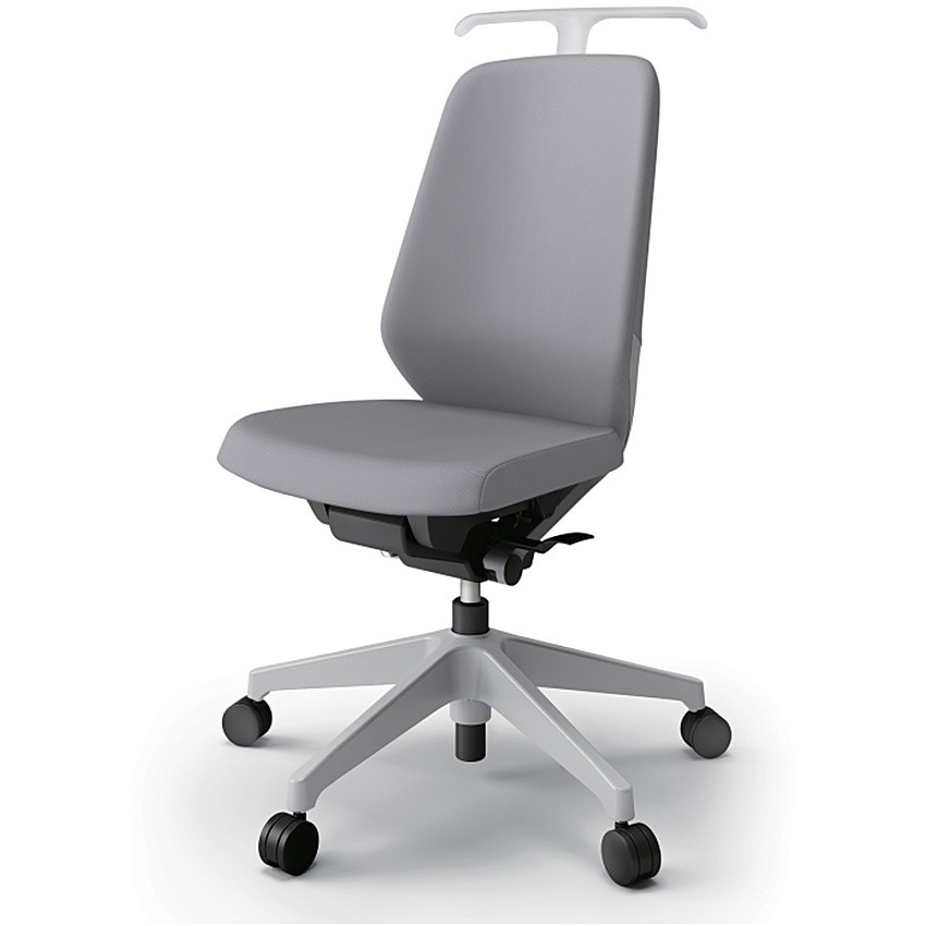 KJ-110PVH-GNW6 ノートチェア ハイバック 肘なし ハンガー ランバーサポート付 クロスPV ナイロンキャスター<配送時組立サービス付> 1台 イトーキ 【通販モノタロウ】