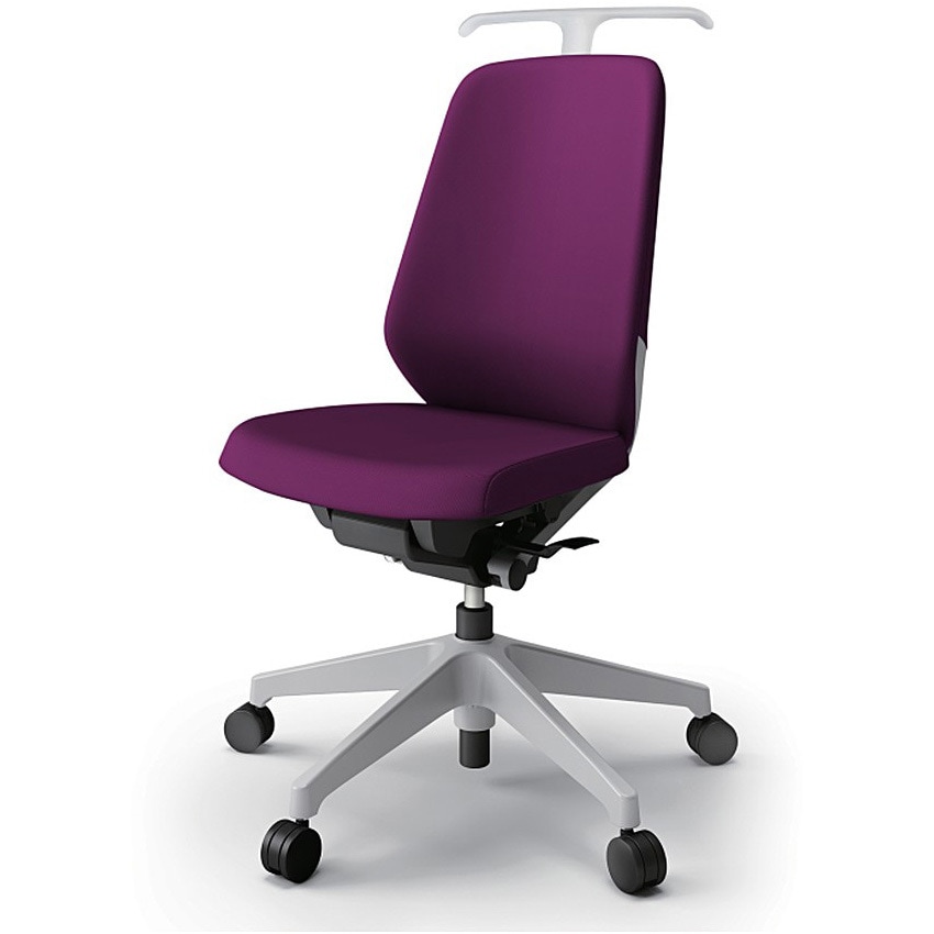 KJ-110PVH-GNX7 ノートチェア ハイバック 肘なし ハンガー ランバーサポート付 クロスPV ナイロンキャスター<配送時組立サービス付> 1台 イトーキ 【通販モノタロウ】