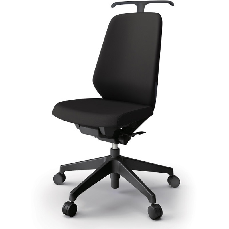 KJ-110PVH-T1T1 ノートチェア ハイバック 肘なし ハンガー ランバーサポート付 クロスPV ナイロンキャスター<配送時組立サービス付> 1台 イトーキ 【通販モノタロウ】