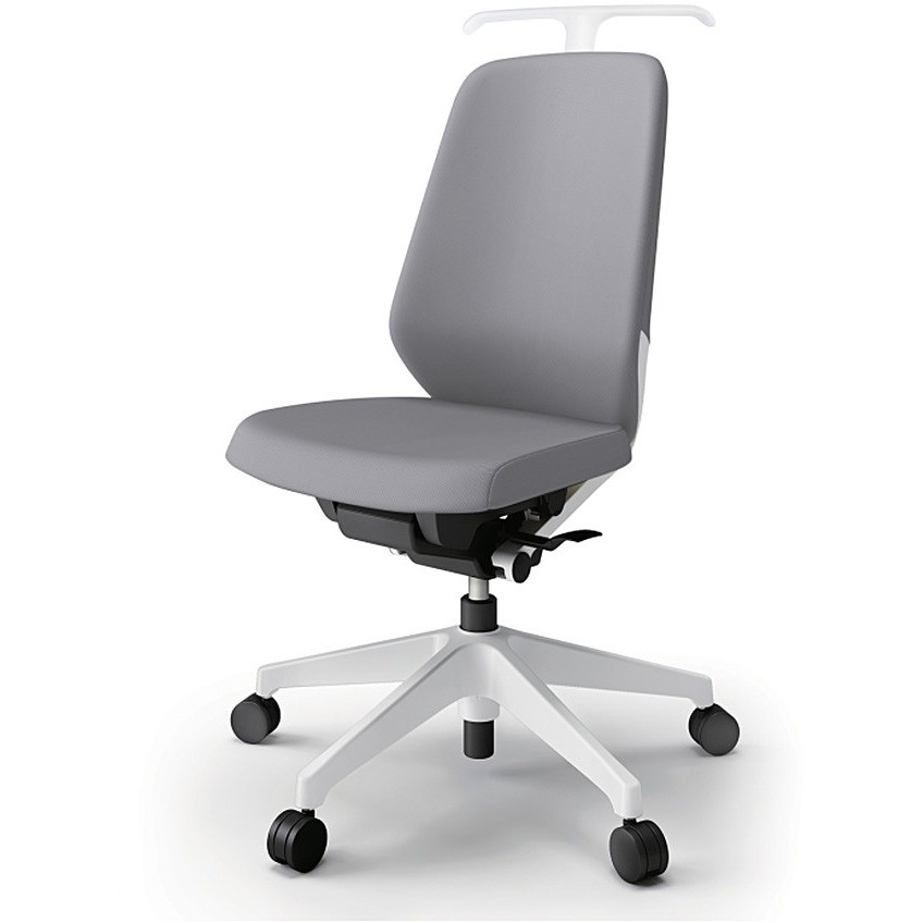KJ-110PVH-W9W6 ノートチェア ハイバック 肘なし ハンガー ランバーサポート付 クロスPV ナイロンキャスター<配送時組立サービス付> 1台 イトーキ 【通販モノタロウ】