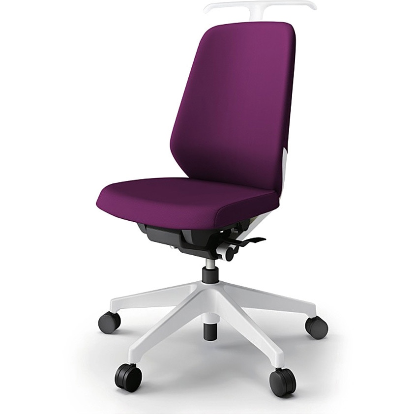 KJ-130PVHM-W9X7 ノートチェア ハイバック 肘なし ハンガー ランバーサポートなし クロスPV ウレタンキャスター<配送時組立サービス付> 1台 イトーキ 【通販モノタロウ】