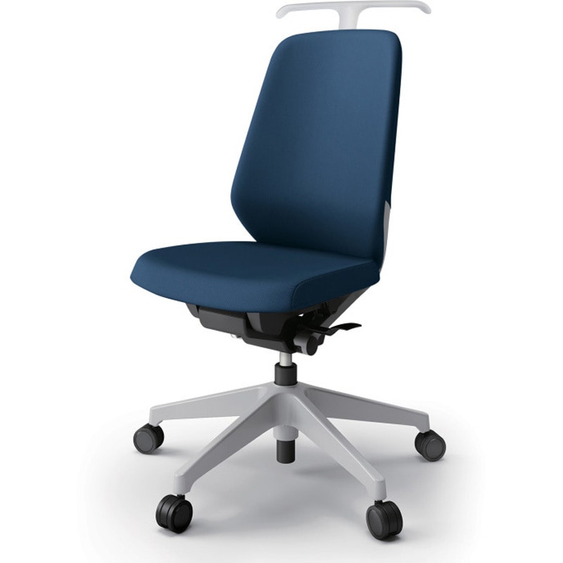 KJ-110PVHM-GNB2 ノートチェア ハイバック 肘なし ハンガー ランバーサポート付 クロスPV ウレタンキャスター<配送時組立サービス付> 1台 イトーキ 【通販モノタロウ】