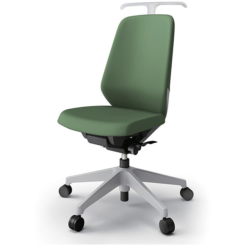 KJ-110PVHM-GNQ2 ノートチェア ハイバック 肘なし ハンガー ランバーサポート付 クロスPV ウレタンキャスター<配送時組立サービス付> 1台 イトーキ 【通販モノタロウ】
