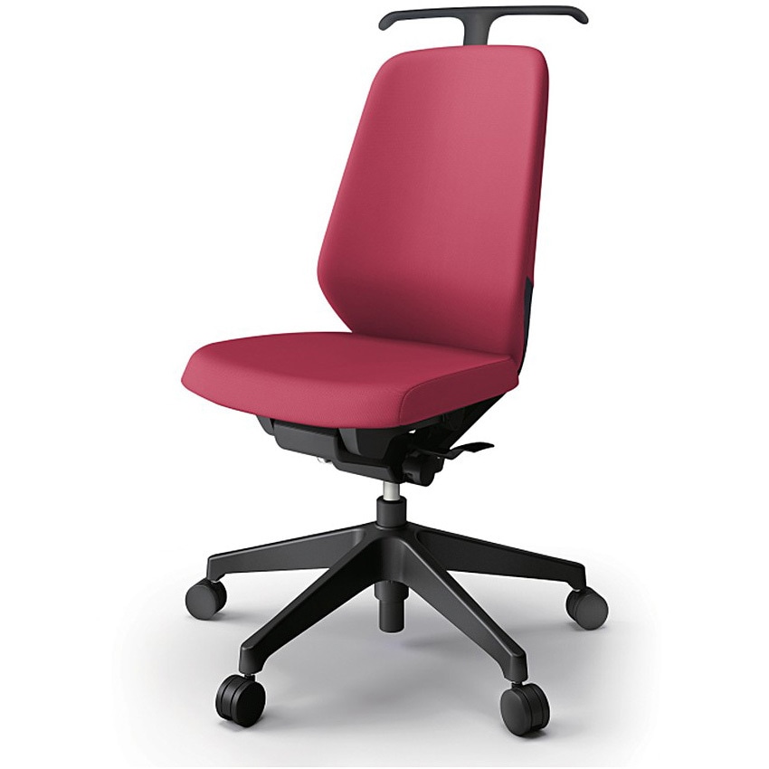 KJ-110PVHM-T1M4 ノートチェア ハイバック 肘なし ハンガー ランバーサポート付 クロスPV ウレタンキャスター<配送時組立サービス付> 1台 イトーキ 【通販モノタロウ】