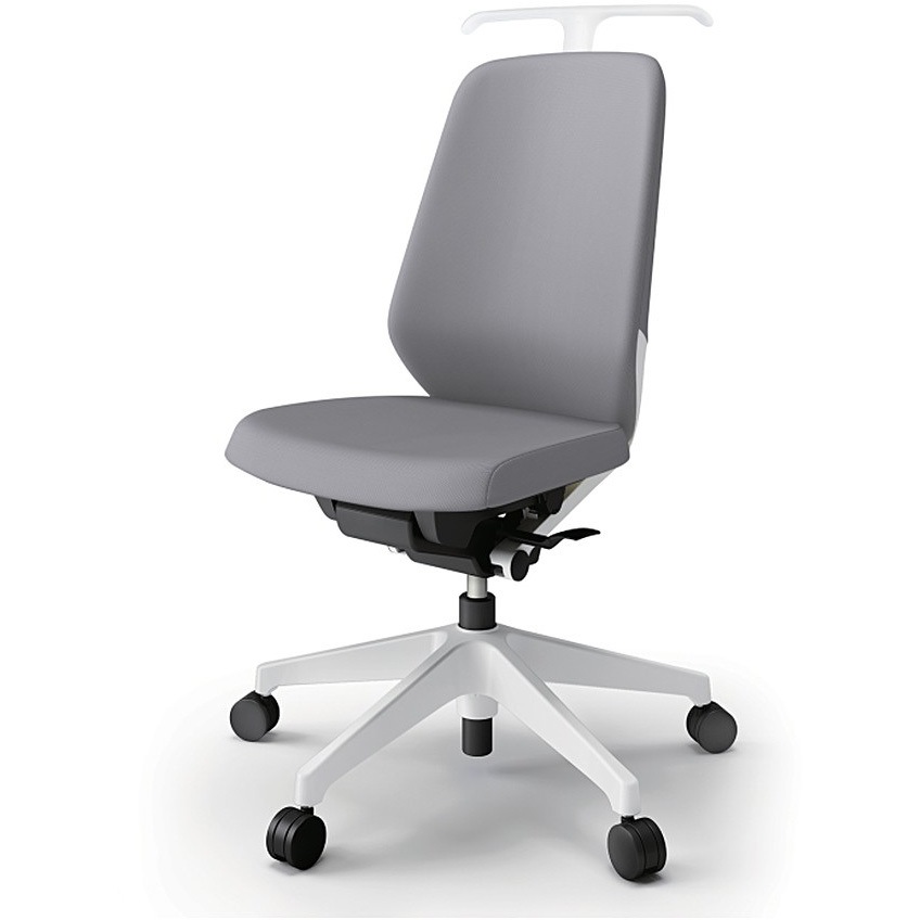 KJ-110PVHM-W9W6 ノートチェア ハイバック 肘なし ハンガー ランバーサポート付 クロスPV ウレタンキャスター<配送時組立サービス付> 1台 イトーキ 【通販モノタロウ】