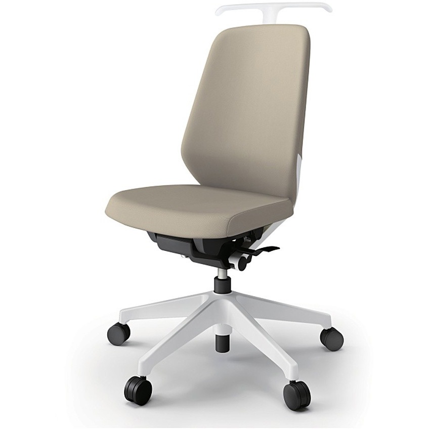 KJ-110PVHM-W9Y3 ノートチェア ハイバック 肘なし ハンガー ランバーサポート付 クロスPV ウレタンキャスター<配送時組立サービス付> 1台 イトーキ 【通販モノタロウ】