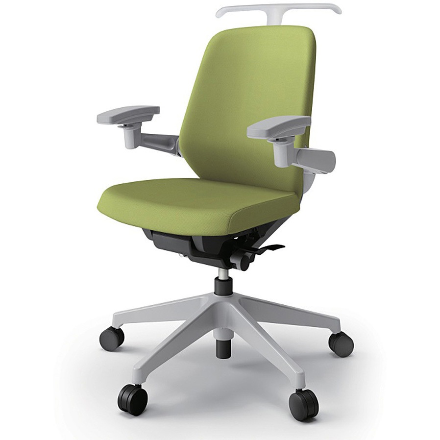 KJ-127PVH1GNQ6 ノートチェア ローバック 可動肘 ハンガー ランバーサポート付 クロスPV ナイロンキャスター<配送時組立サービス付> 1台 イトーキ 【通販モノタロウ】