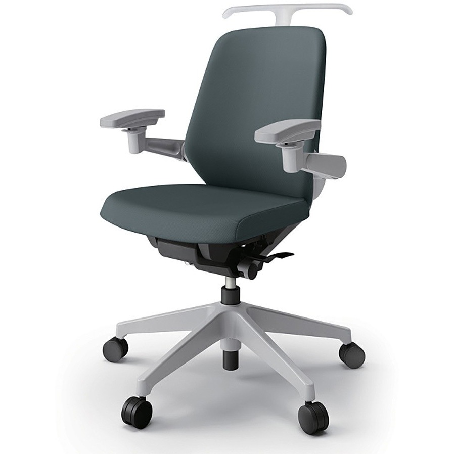 KJ-127PVH1GNW2 ノートチェア ローバック 可動肘 ハンガー ランバーサポート付 クロスPV ナイロンキャスター<配送時組立サービス付> 1台 イトーキ 【通販モノタロウ】