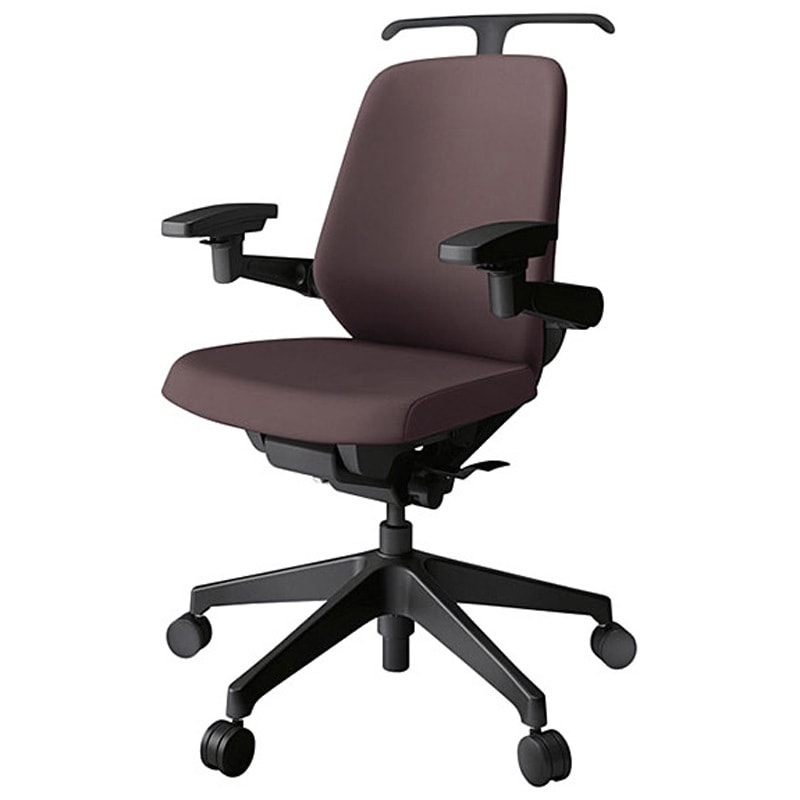 KJ-147PVH1T1H2 ノートチェア ローバック 可動肘 ハンガー ランバーサポートなし クロスPV ナイロンキャスター<配送時組立サービス付> 1台 イトーキ 【通販モノタロウ】