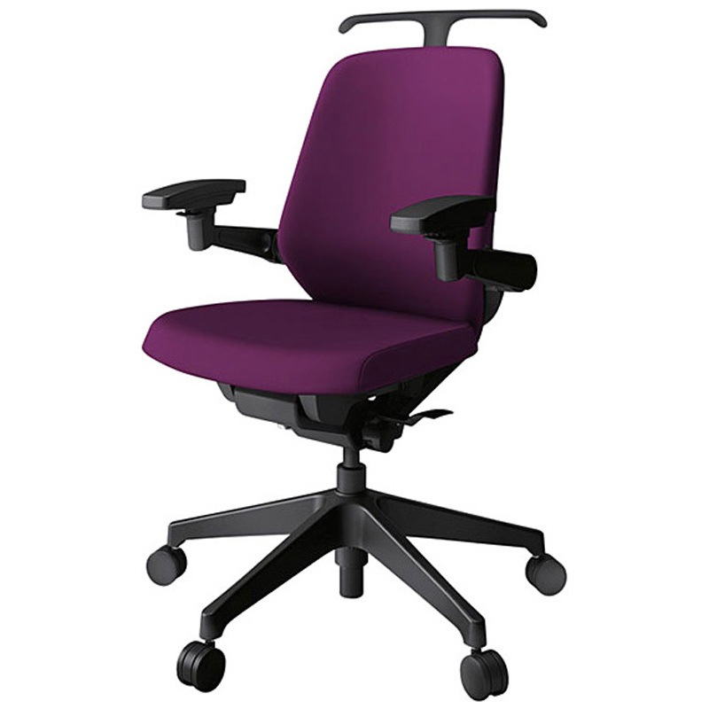 KJ-147PVH1T1X7 ノートチェア ローバック 可動肘 ハンガー ランバーサポートなし クロスPV ナイロンキャスター<配送時組立サービス付> 1台 イトーキ 【通販モノタロウ】