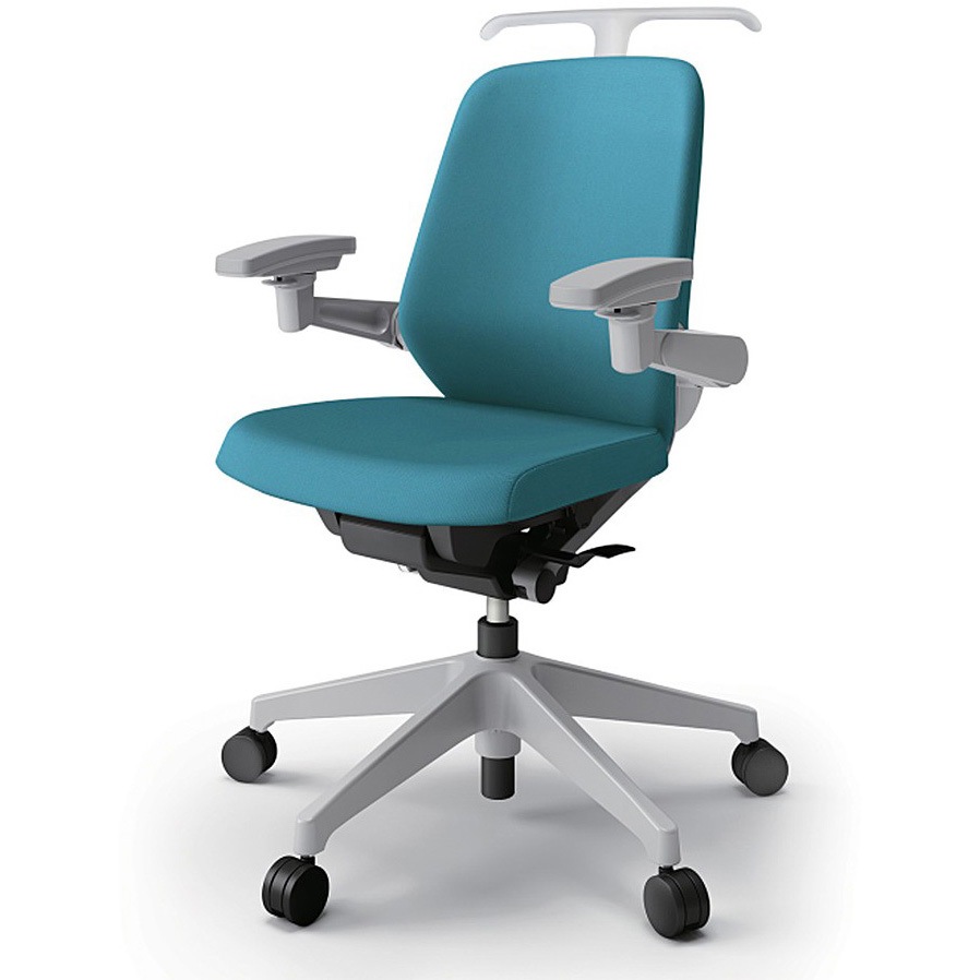 KJ-127PVHM1GNA3 ノートチェア ローバック 可動肘 ハンガー ランバーサポート付 クロスPV ウレタンキャスター<配送時組立サービス付> 1台 イトーキ 【通販モノタロウ】