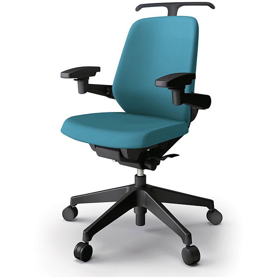 KJ-127PVHM1T1A3 ノートチェア ローバック 可動肘 ハンガー ランバーサポート付 クロスPV ウレタンキャスター<配送時組立サービス付> 1台 イトーキ 【通販モノタロウ】