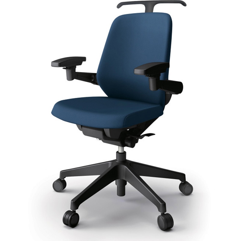 KJ-127PVHM1T1B2 ノートチェア ローバック 可動肘 ハンガー ランバーサポート付 クロスPV ウレタンキャスター<配送時組立サービス付> 1台 イトーキ 【通販モノタロウ】