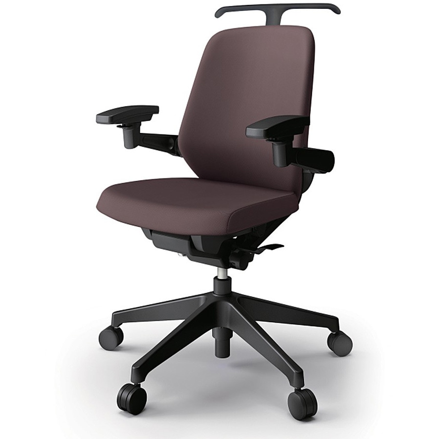 KJ-127PVHM1T1H2 ノートチェア ローバック 可動肘 ハンガー ランバーサポート付 クロスPV ウレタンキャスター<配送時組立サービス付> 1台 イトーキ 【通販モノタロウ】