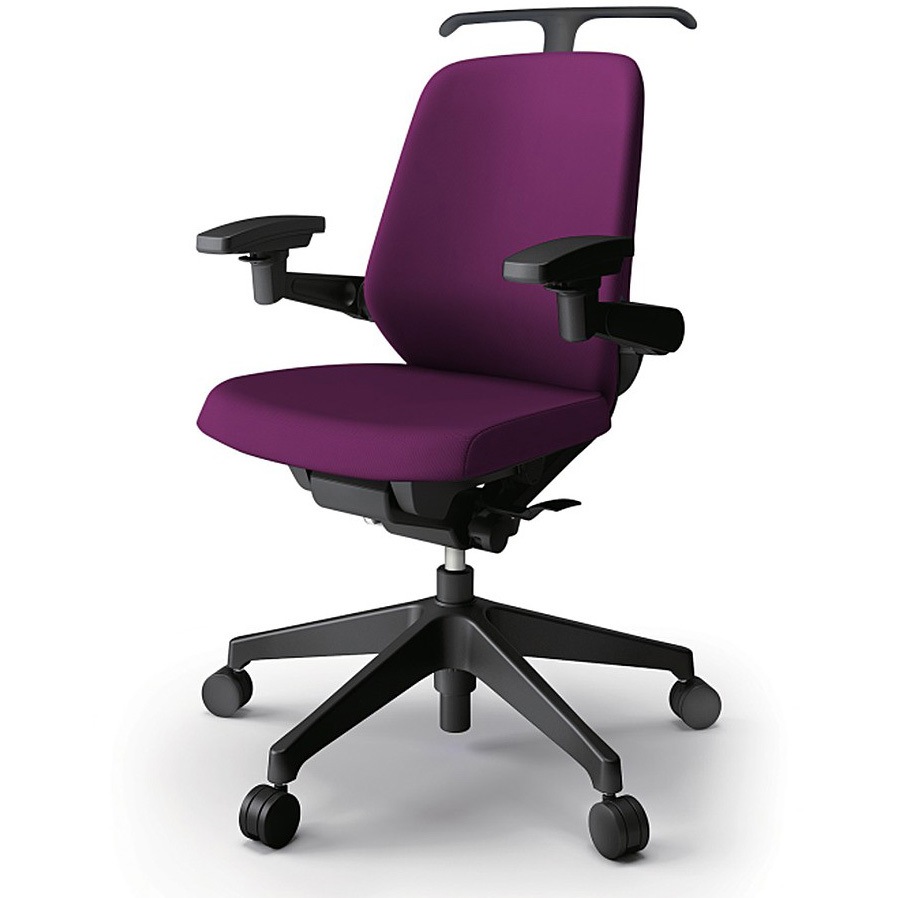 KJ-127PVHM1T1X7 ノートチェア ローバック 可動肘 ハンガー ランバーサポート付 クロスPV ウレタンキャスター<配送時組立サービス付> 1台 イトーキ 【通販モノタロウ】