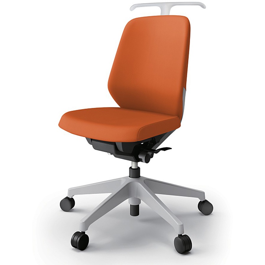 KJ-120PVH-GND3 ノートチェア ローバック 肘なし ハンガー ランバーサポート付 クロスPV ナイロンキャスター<配送時組立サービス付> 1台 イトーキ 【通販モノタロウ】 45,487円