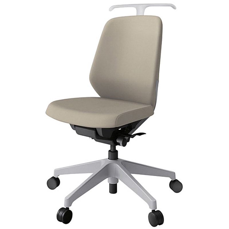 KJ-140PVH-GNY3 ノートチェア ローバック 肘なし ハンガー ランバーサポートなし クロスPV ナイロンキャスター<配送時組立サービス付> 1台 イトーキ 【通販モノタロウ】 42,237円