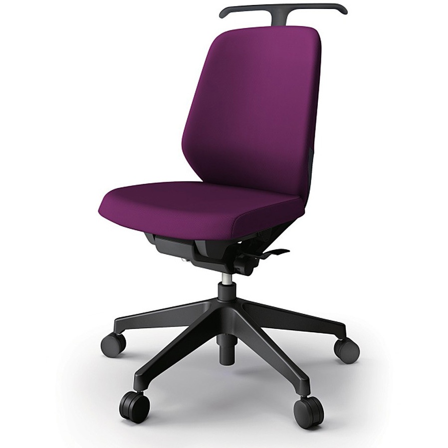 KJ-120PVH-T1X7 ノートチェア ローバック 肘なし ハンガー ランバーサポート付 クロスPV ナイロンキャスター<配送時組立サービス付> 1台 イトーキ 【通販モノタロウ】