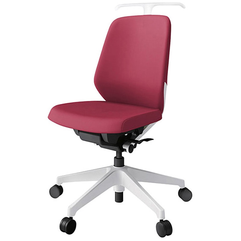 KJ-140PVHM-W9M4 ノートチェア ローバック 肘なし ハンガー ランバーサポートなし クロスPV ウレタンキャスター<配送時組立サービス付> 1台 イトーキ 【通販モノタロウ】