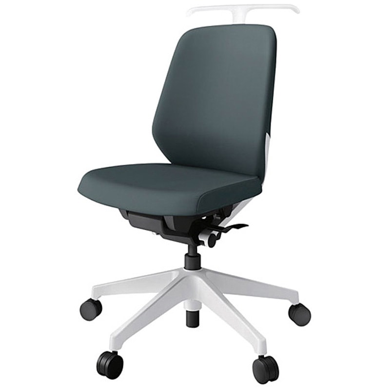 KJ-140PVHM-W9W2 ノートチェア ローバック 肘なし ハンガー ランバーサポートなし クロスPV ウレタンキャスター<配送時組立サービス付> 1台 イトーキ 【通販モノタロウ】