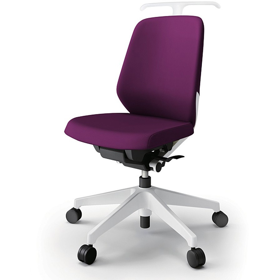 KJ-120PVH-W9X7 ノートチェア ローバック 肘なし ハンガー ランバーサポート付 クロスPV ナイロンキャスター<配送時組立サービス付> 1台 イトーキ 【通販モノタロウ】